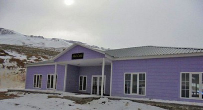 Clădiri prefabricate ale lui Karmod din nou face parte printre primele; Noua unitate pentru centrul de schi din muntele Ergan